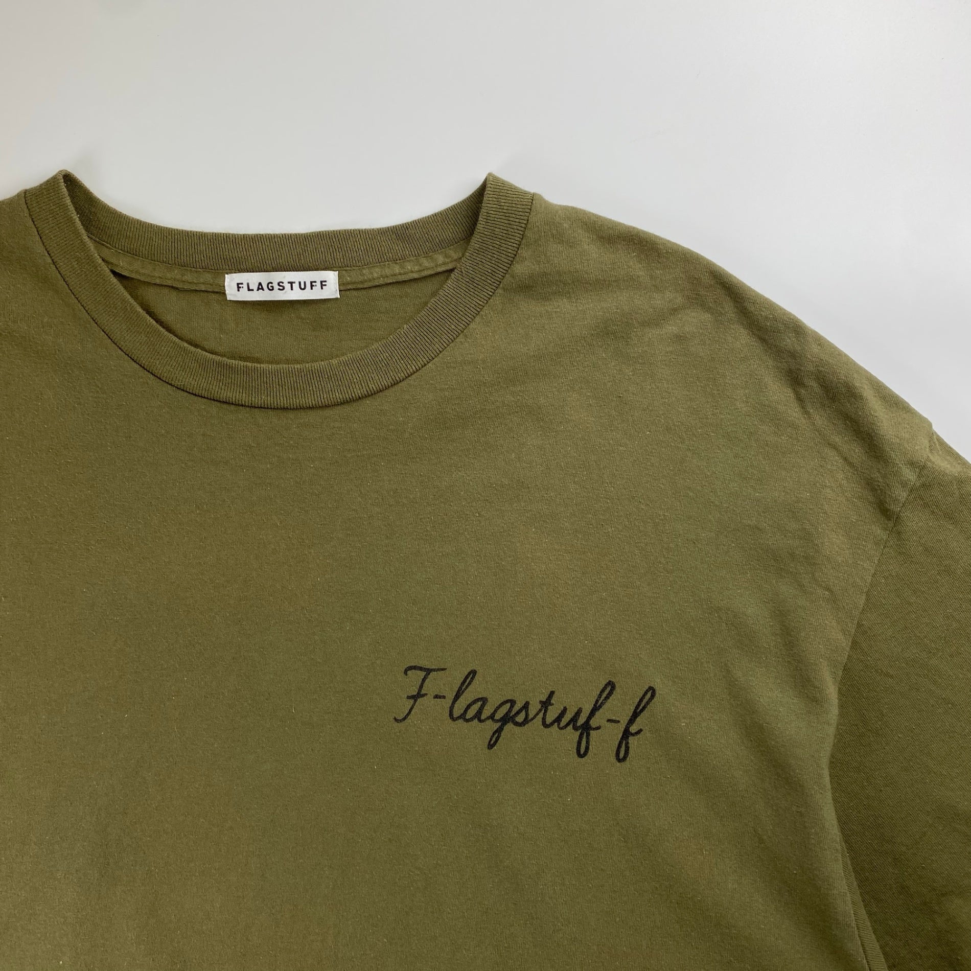 FLAGSTUFF フラグスタフ 鶴仙園 マサスカルプ / Agave TEE アガベ コラボ Tシャツ SIZE:XL