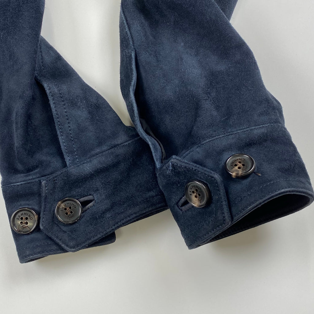 【干場 義雅さん別注】 SANNINO サンニーノ / M-65タイプ ラムレザー スエード ジャケット SIZE：48