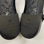 LOUIS VUITTON / シースターライン ラバーリボンサンダル 参考定価：70,000程度 SIZE：34