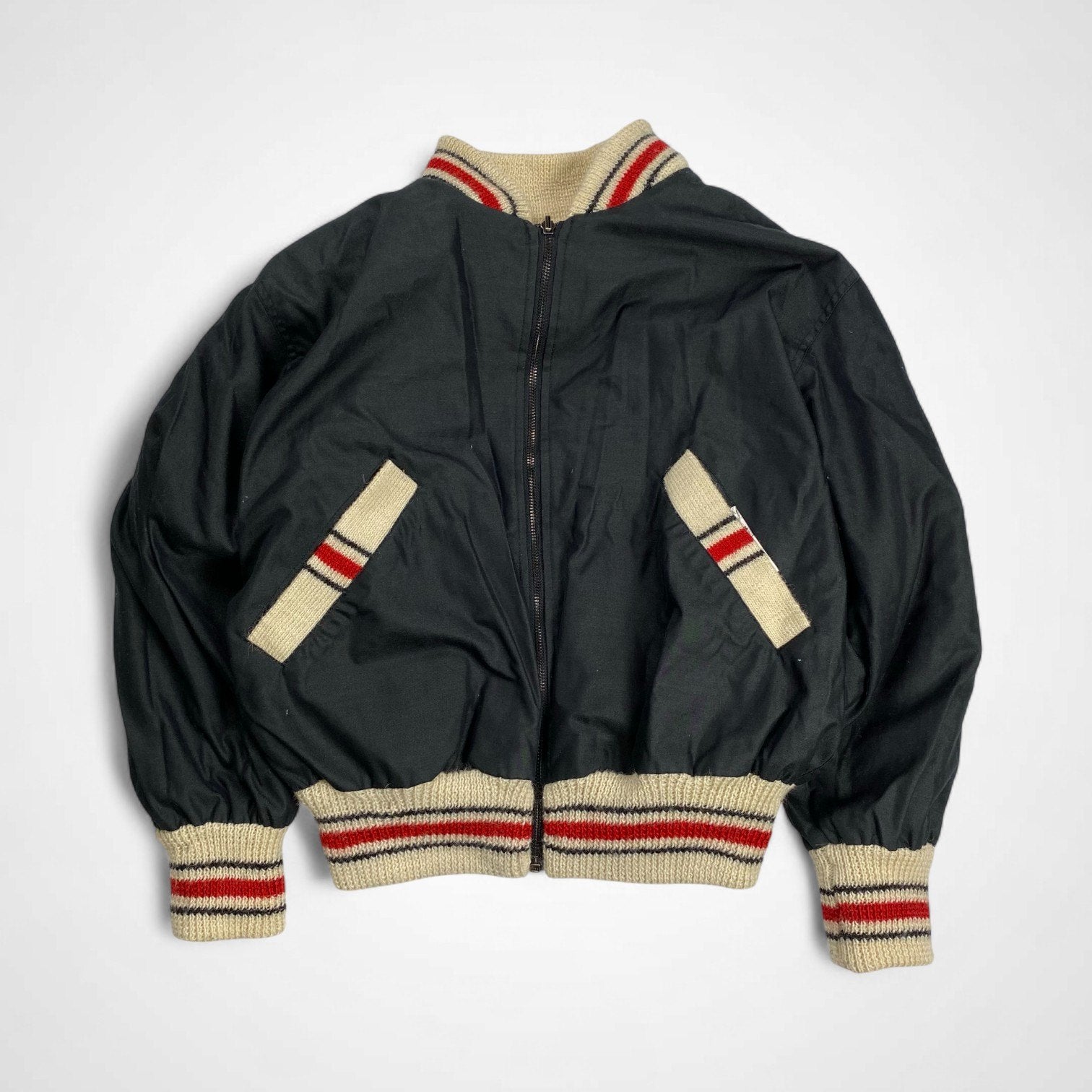 NICOLE CLUB ニコルクラブ / リバーシブルスタジャン DCブランド 8-90s SIZE：M程度