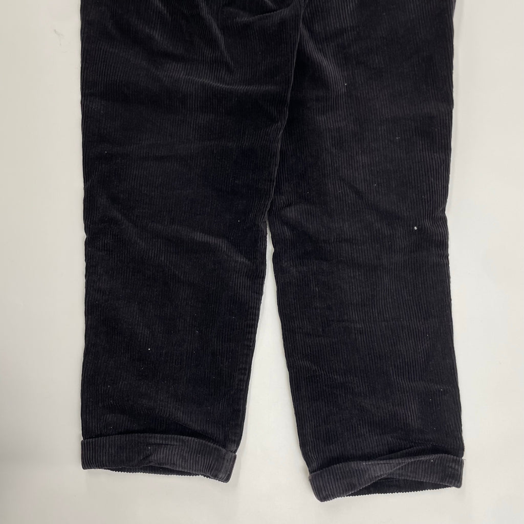 OLD GAP オールドギャップ / 00s 太畝コーデュロイ2タックワイドパンツ ブラック SIZE:31/32