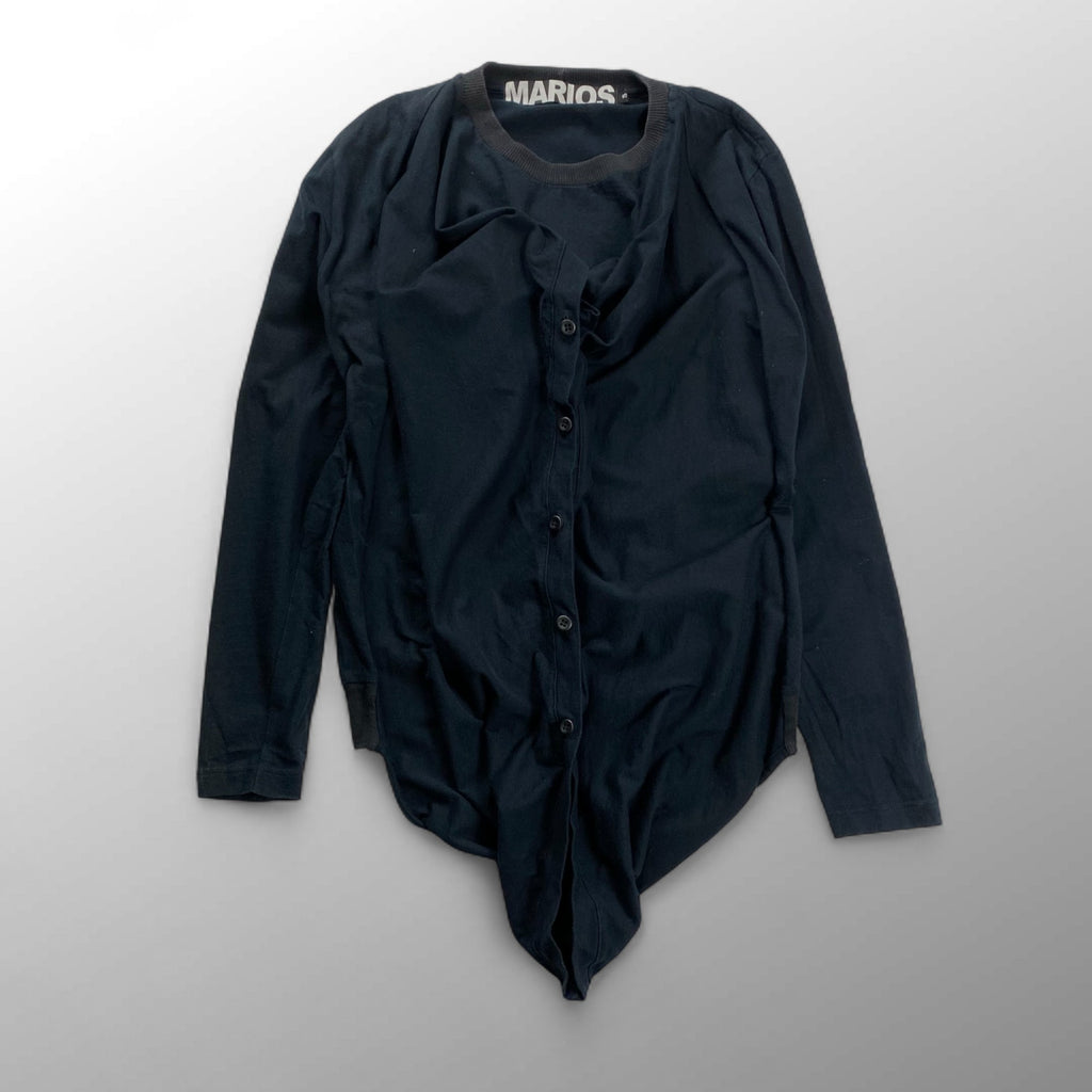 MARIOS マリオス / メタモルフォーゼ ドレープカットソー イタリアブランド SIZE：S