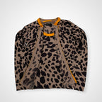 ESCADA エスカーダ / シルクMIXレオパードアンサンブル 参考定価：80,000程度 SIZE：S