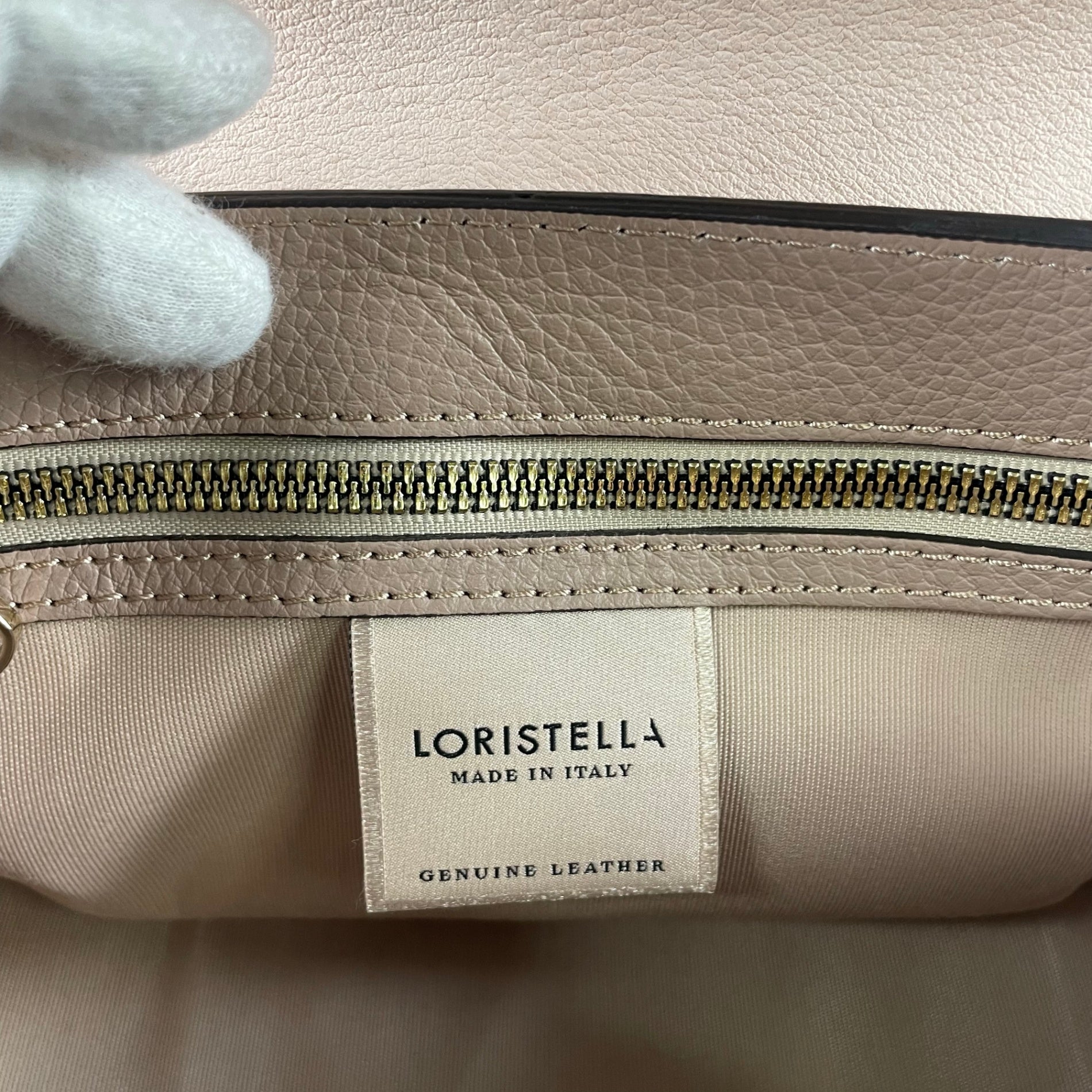 LORISTELLA ロリステッラ / BETH フラップショルダー ベージュ 未使用品 参考定価：35,000程度