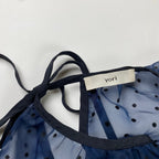 yori ヨリ / ドット柄シアーブラウス SIZE:FREE