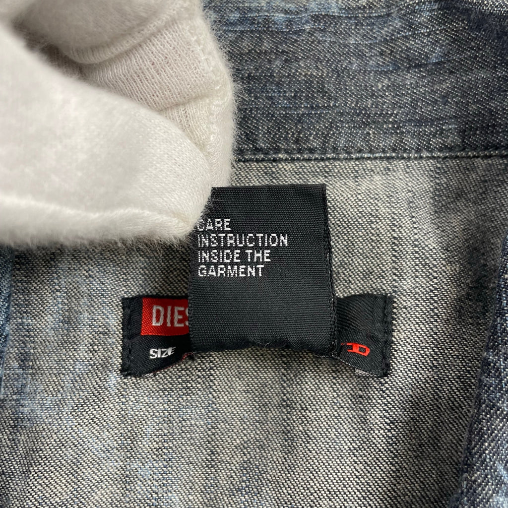 DIESEL ディーゼル / 00sライダースフェードデニムベスト SIZE:M