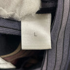 YVES SAINT LAURENT pour homme / VINTAGEストライプシャツ 旧ロゴ SIZE:L