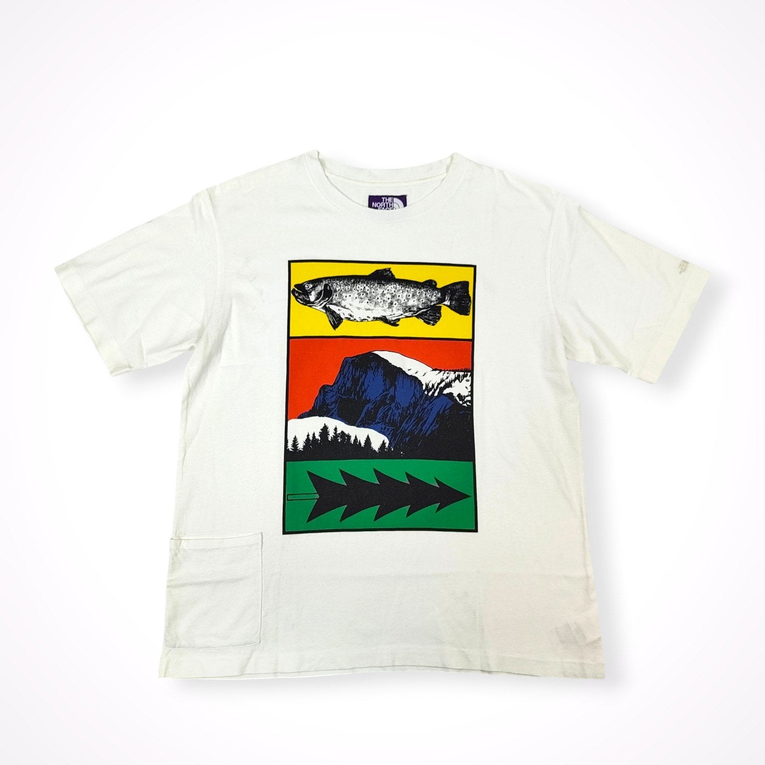 THE NORTH FACE PURPLE LABEL / 5.5oz H/S Graphic Tee NT3927N 参考定価：9,000程度 SIZE:M