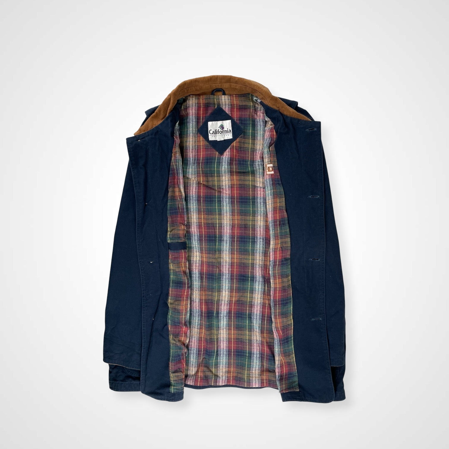 VINTAGE ヴィンテージ / ダック地カバーオール 企業ロゴ SIZE:XL