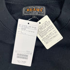BEAMS PLUS ビームスプラス / Sweat Crew タグ付 Black 参考定価：14,000+tax SIZE:L