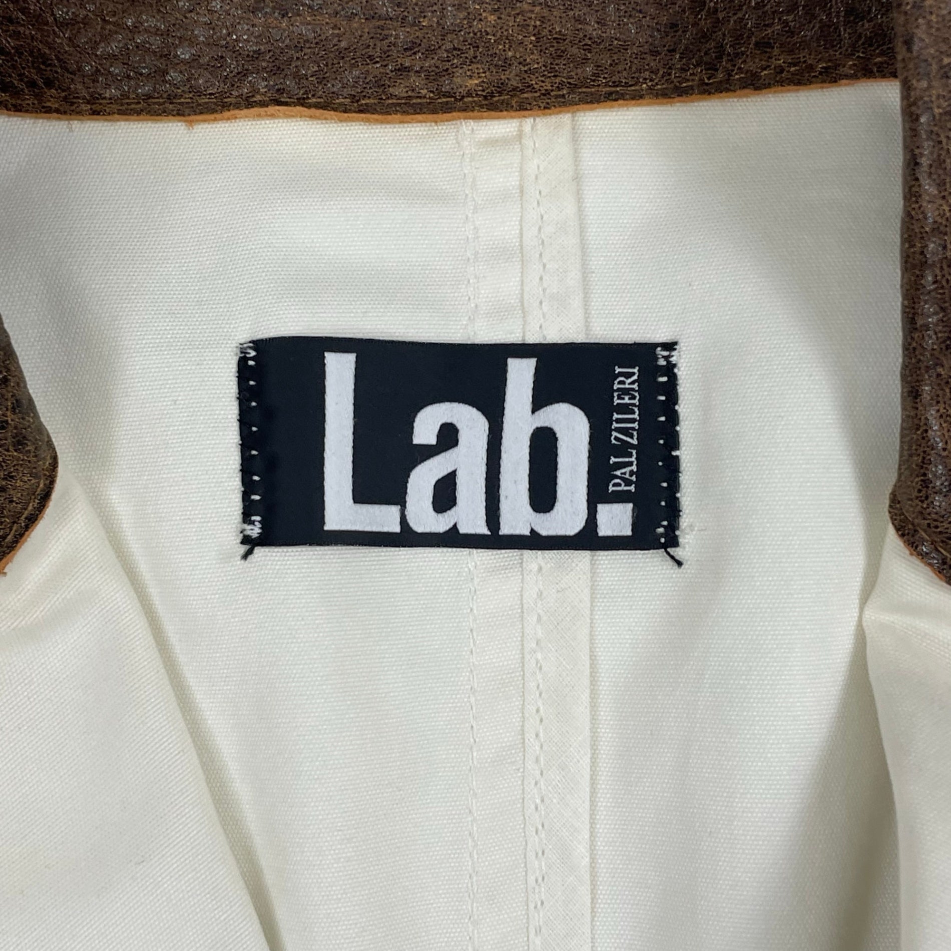 PAL ZILERI LAB / レザー切替ジャケット 参考定価：150,000程度 SIZE：50