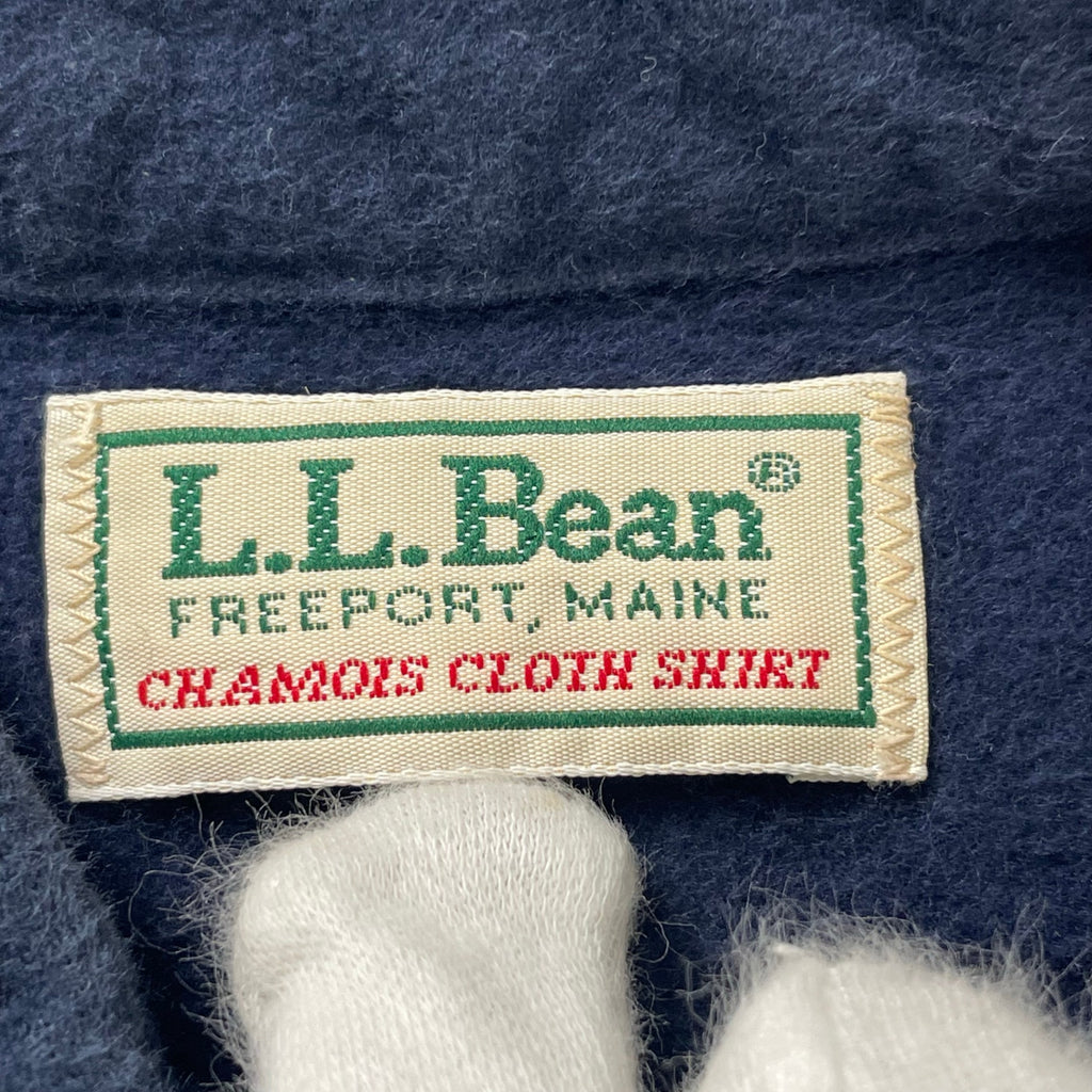 L.L. BEAN エルエルビーン / 90s CHAMOIS CLOTH SHIRT USA製 シャモアシャツ SIZE：16