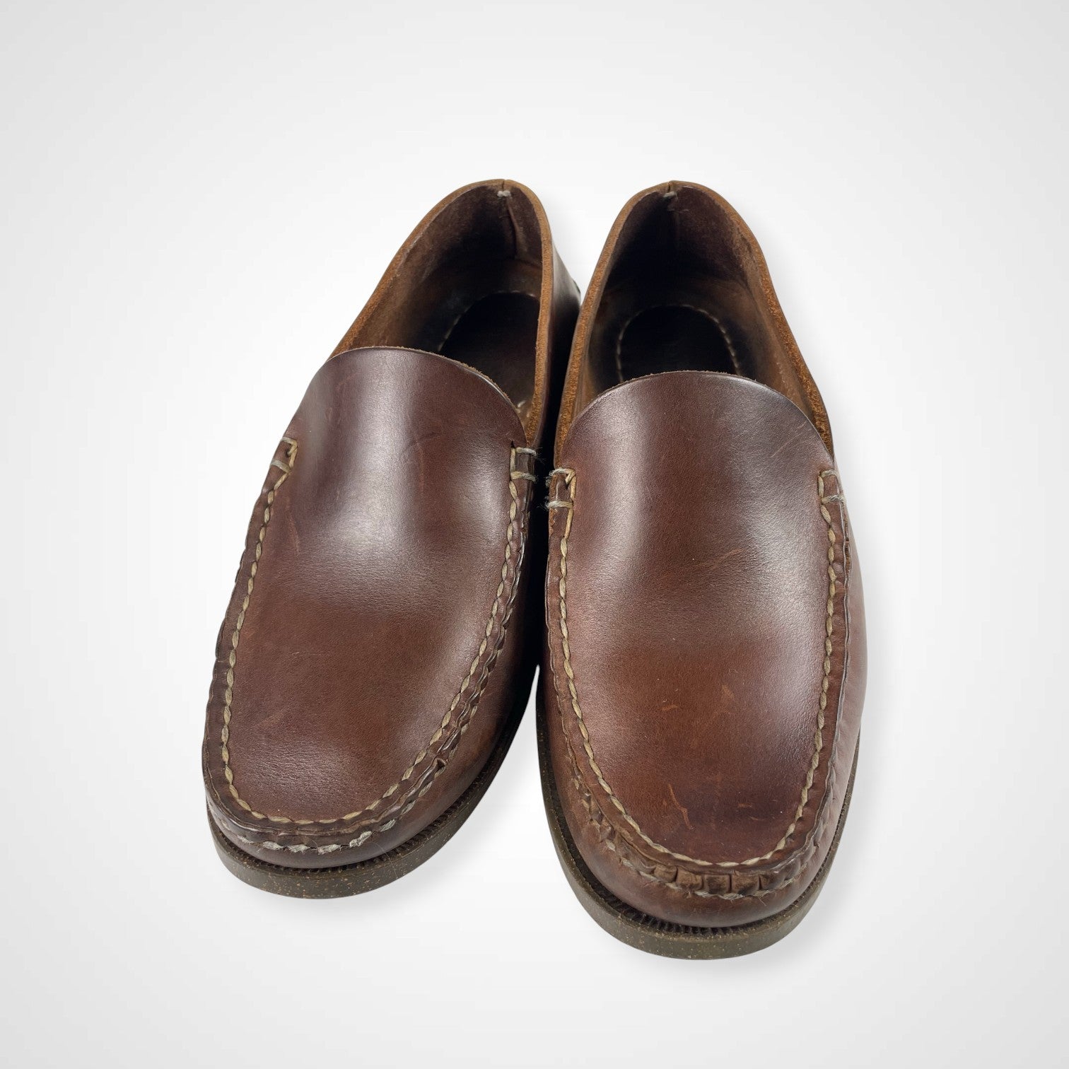 RANCOURT × BEAMS PLUS ランコート ビームスプラス / レザーローファー Collarless Venetian Loafer Chromexcel 参考定価：50,000+tax SIZE:7(実質サイズ26.5-27cm程度)