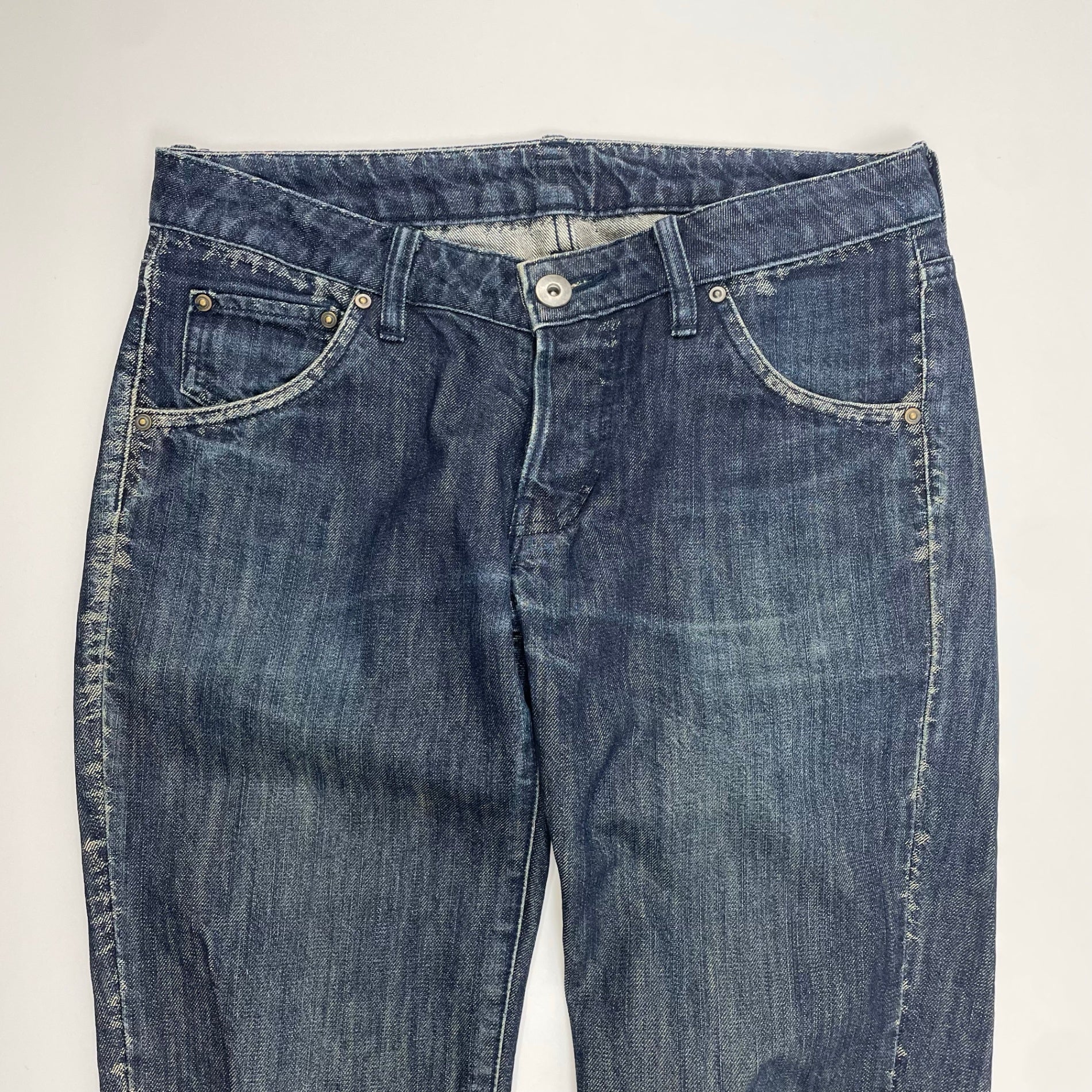 ISSEY MIYAKE A-POC INSIDE イッセイミヤケ / GALAXYジャガードデニムパンツ SIZE：2