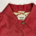 HERMES エルメス / カレライニング リネンデニムジャケット ゴルチエ期 参考定価：520,000程度 SIZE：36