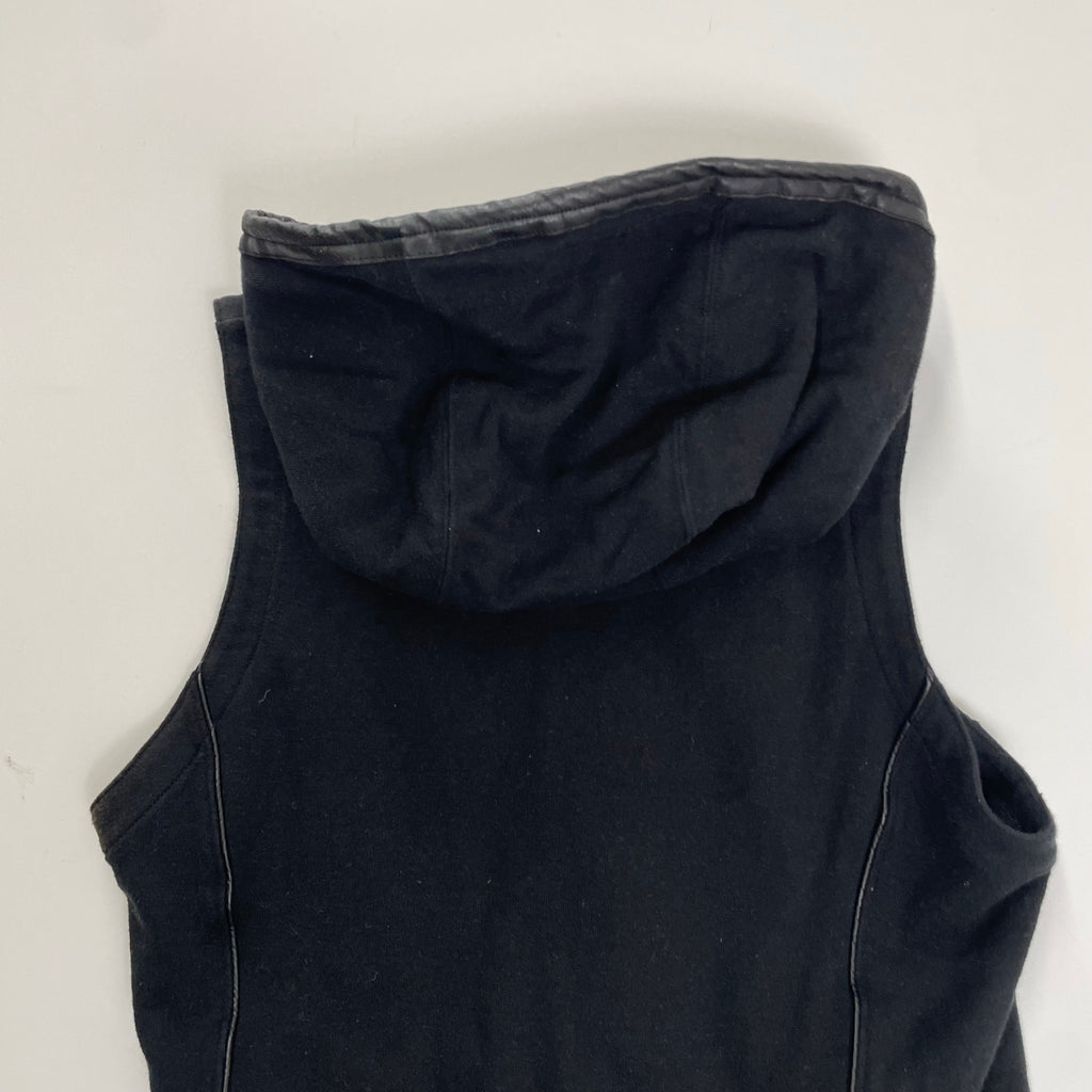 EMPORIO ARMANI エンポリオ アルマーニ / アーカイブフーディーベスト ブラック SIZE:44