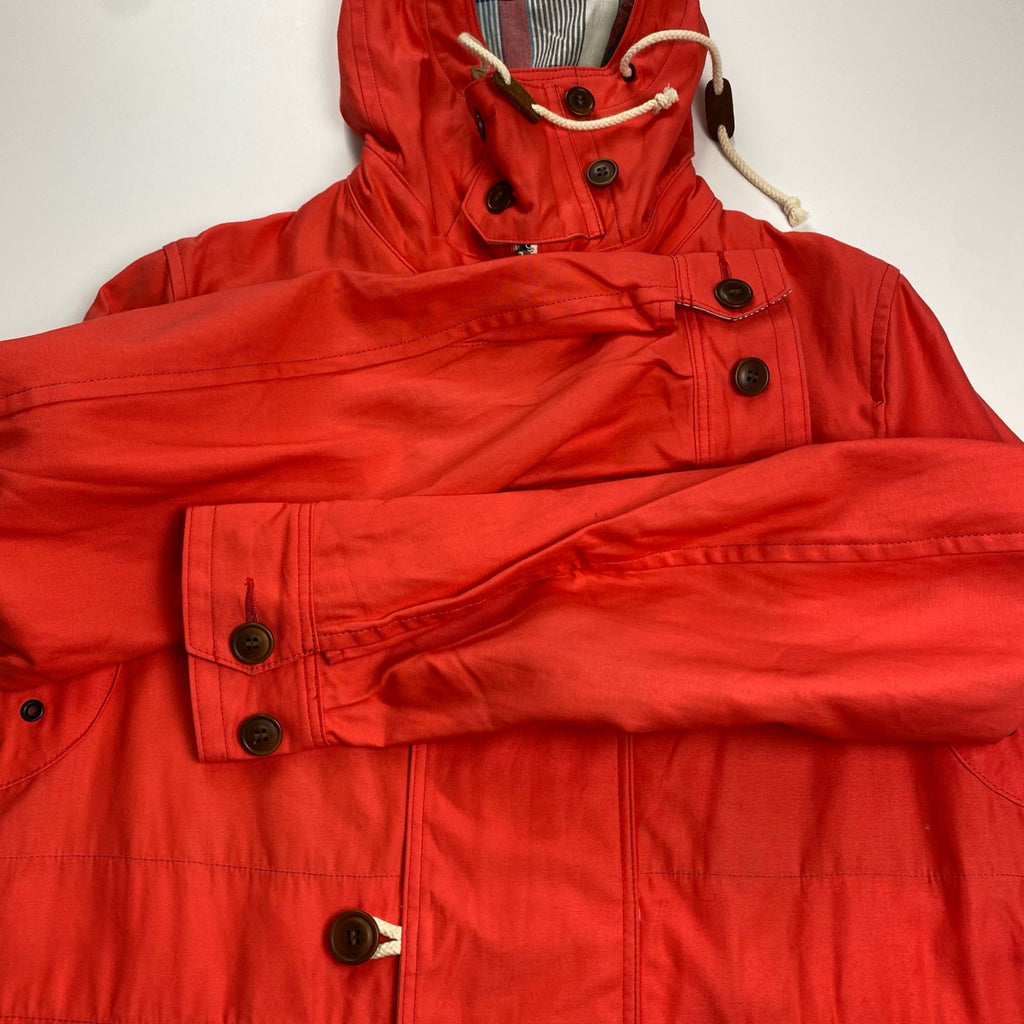 COMME des GARCONS HOMME コムデギャルソン オム / チェックライナー マウンテンパーカー レッド SIZE：XS