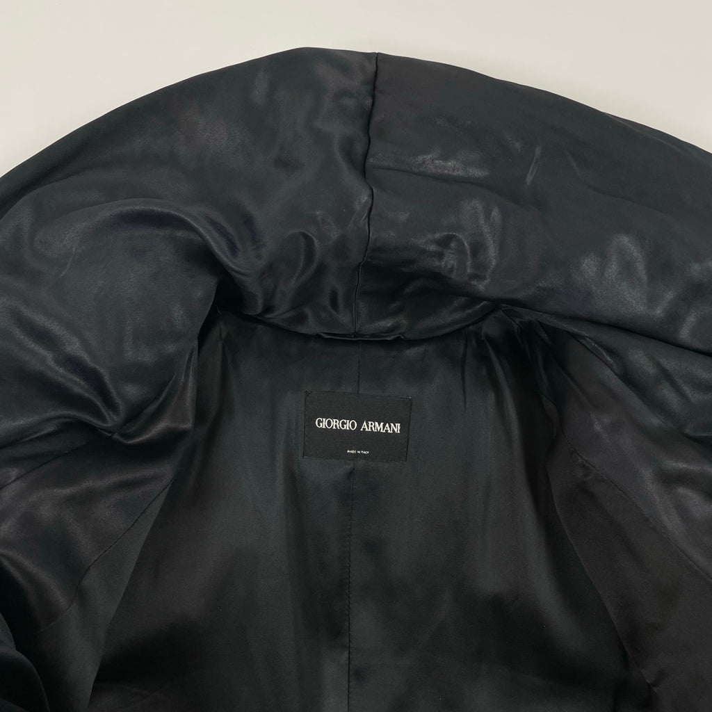 GIORGIO ARMANI / ピュアシルクダウンジャケット BORGO21製 参考定価：600,000程度 SIZE:42