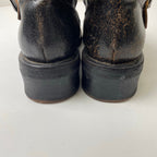 JUNYA WATANABE COMME des GARCONS / クラック加工レザーエンジニアブーツ 参考定価：100,000程度 SIZE:M(25-25.5cm)