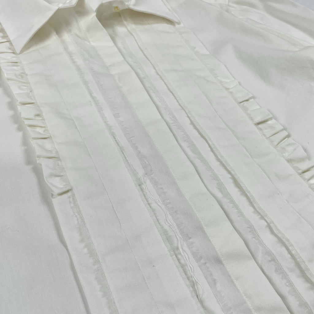 PHILOSOPHY / フリルロングシャツ 参考定価：70,000程度 SIZE:40