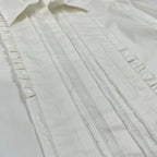 PHILOSOPHY / フリルロングシャツ 参考定価：70,000程度 SIZE:40