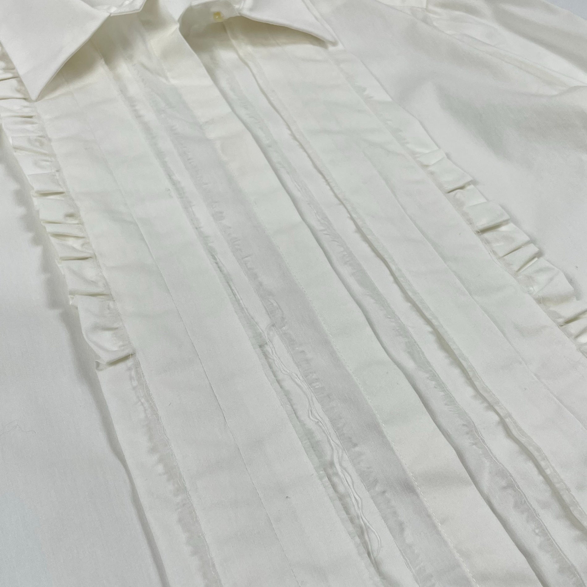 PHILOSOPHY / フリルロングシャツ 参考定価：70,000程度 SIZE:40