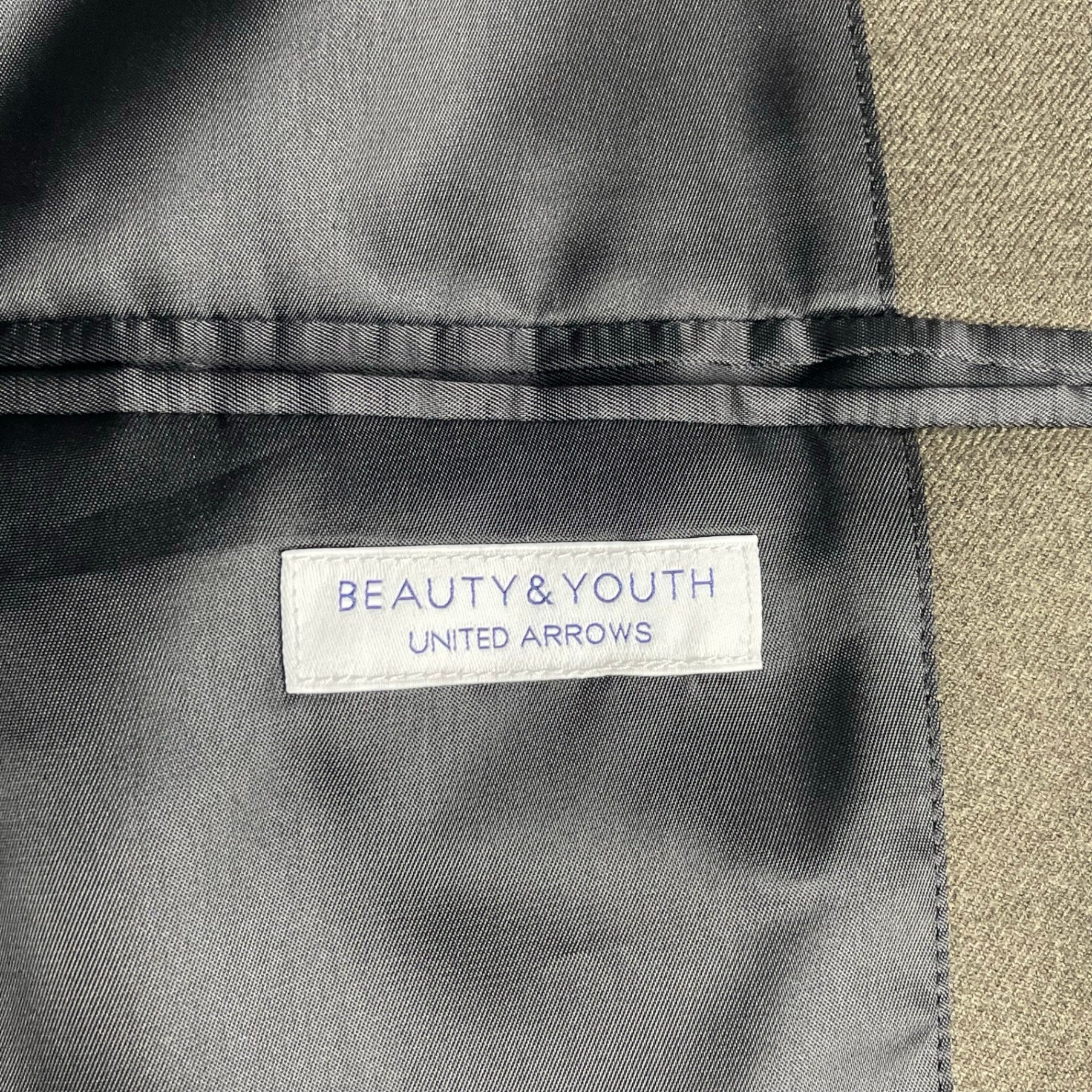BEAUTY＆YOUTH ビューティーアンドユース / ”DELEGANT” サキソニー ジャケット＆パンツ セットアップ スーツ 参考定価：23,600+tax SIZE：M