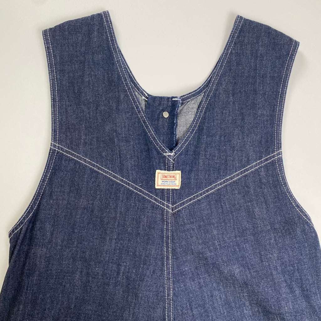 SOMETHING × FREAK'S STORE サムシング フリークスストア / コラボデニムオーバーオール 参考定価：13,630+tax SIZE:S