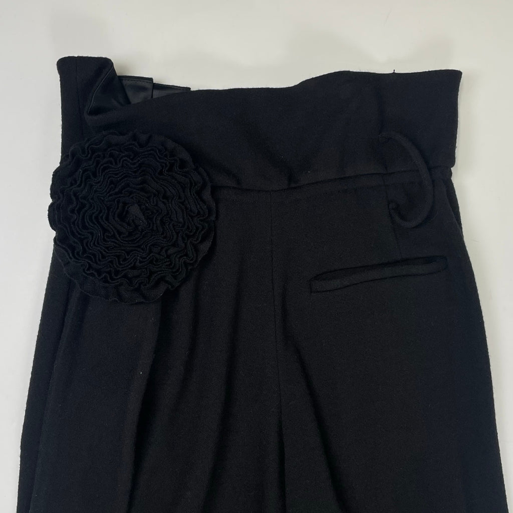 EMPORIO ARMANI / ベルテッドワイドスラックス コサージュベルト 参考定価：85,000程度 SIZE：40