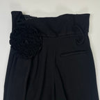 EMPORIO ARMANI / ベルテッドワイドスラックス コサージュベルト 参考定価：85,000程度 SIZE：40