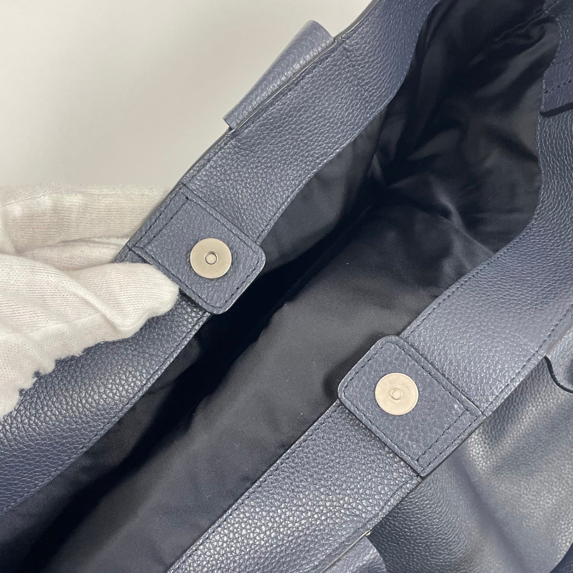 JIL SANDER ジルサンダー / XIAO 2wayトートバッグ ネイビー 参考定価：158,000+tax