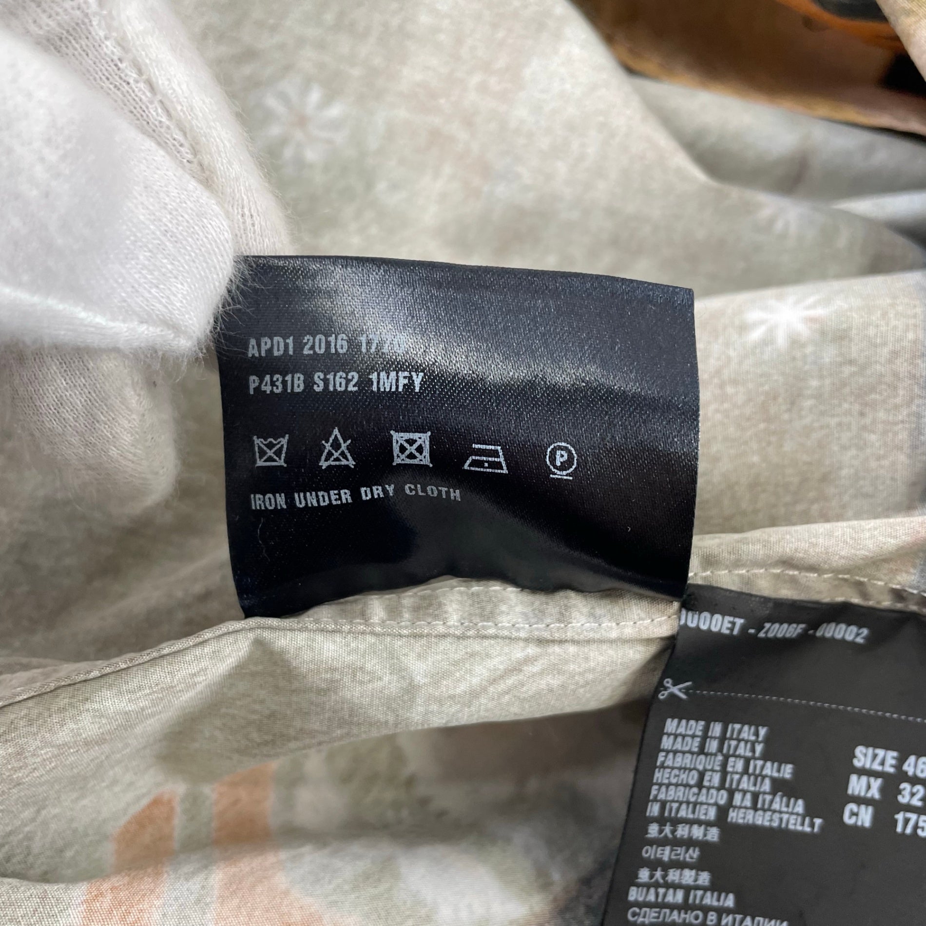 PRADA プラダ / IMPOSSIBLE TRUE LOVE SHIRT クリストフ・シュマン 16SS SIZE:46