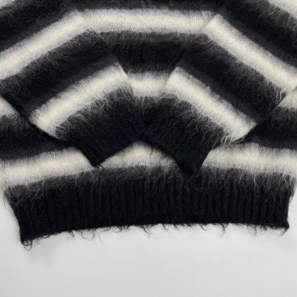 MINEDENIM マインデニム / Blurry Border Mohair Knit Pullover モヘヤMIX 参考定価：48,000+tax SIZE:2