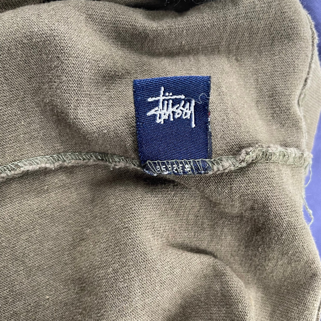 stussy ステューシー / ヴィンテージリフレクターボーダーTEE 紺タグ USA製 ショーンフォント SIZE:L