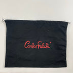 Carlos Falchi / パイソンレザーショルダーバッグ 参考定価：80,000程度