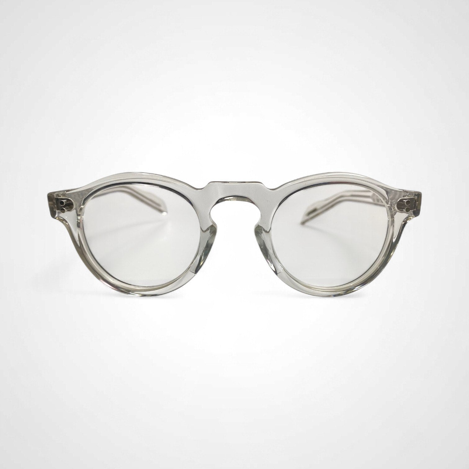 金子眼鏡 × UNITED ARROWS / パント型 KEVIN クリア 度なしクリアレンズ入