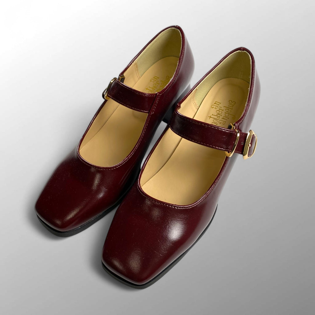 an another angelus アン アナザー アンジェラス / ストラップスクエアパンプス SIZE:M（23.5cm程度）