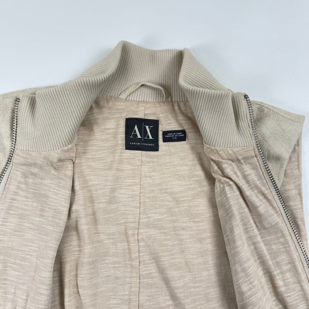 ARMANI EXCHANGE アルマーニ エクスチェンジ / エコスウェードベスト Y2K 参考定価：30,000程度 SIZE:L