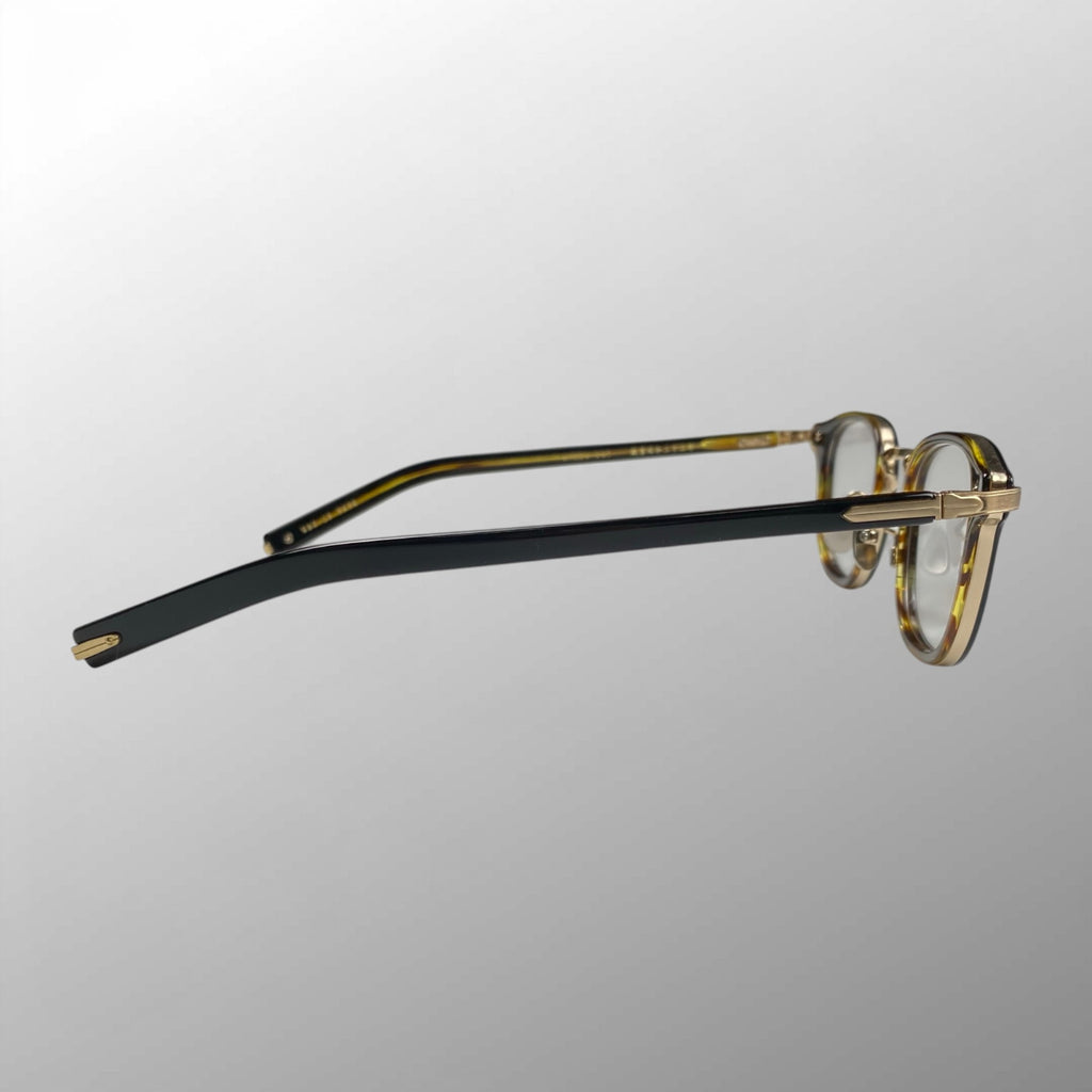 【美品】 金子眼鏡 K18シリーズ / KMG-15 BKBR 度なしレンズ 伊達メガネ 参考定価：120,000程度