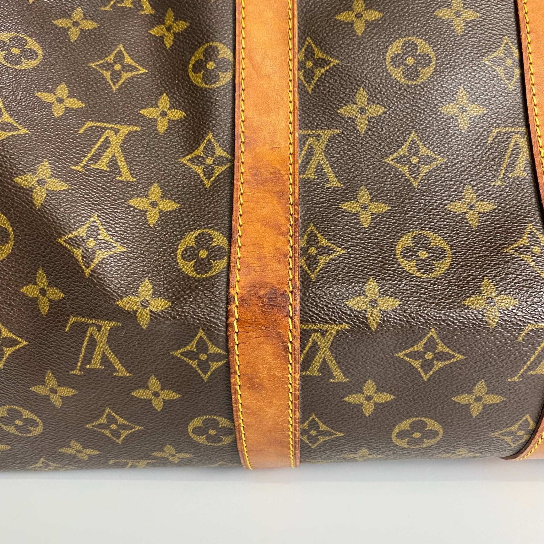 LOUIS VUITTON ルイ ヴィトン / キーポル45 M41428 SP1923 モノグラム ボストン トラベル ブラウン