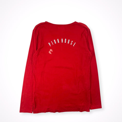 PINK HOUSE / ヴィンテージ リボンPH長袖TEE SIZE:L