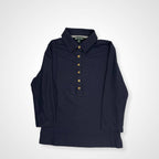 Brooks Brothers ブルックスブラザーズ / 多重ボタン 長袖ポロシャツ ネイビー SIZE:XS