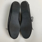 VINTAGE 8-90s yohji yamamoto ヨウジヤマモト / Gillies shoes ギリーシューズ レザー ブラック 丸文字 SIZE:M(23cm程度)