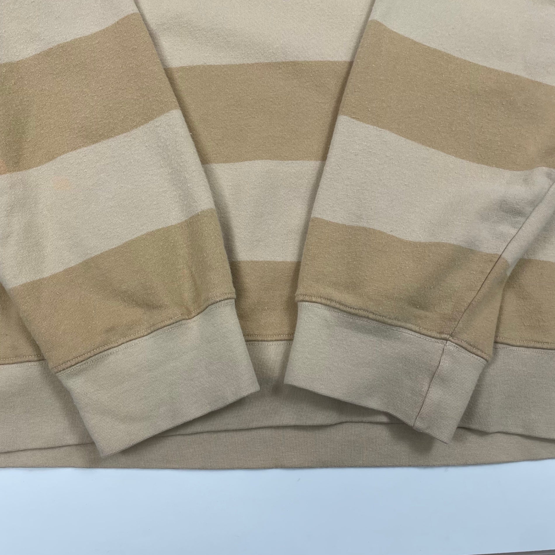 stussy ステューシー / 90s ボーダースウェット 袖ワッペン 紺タグ SIZE:XL