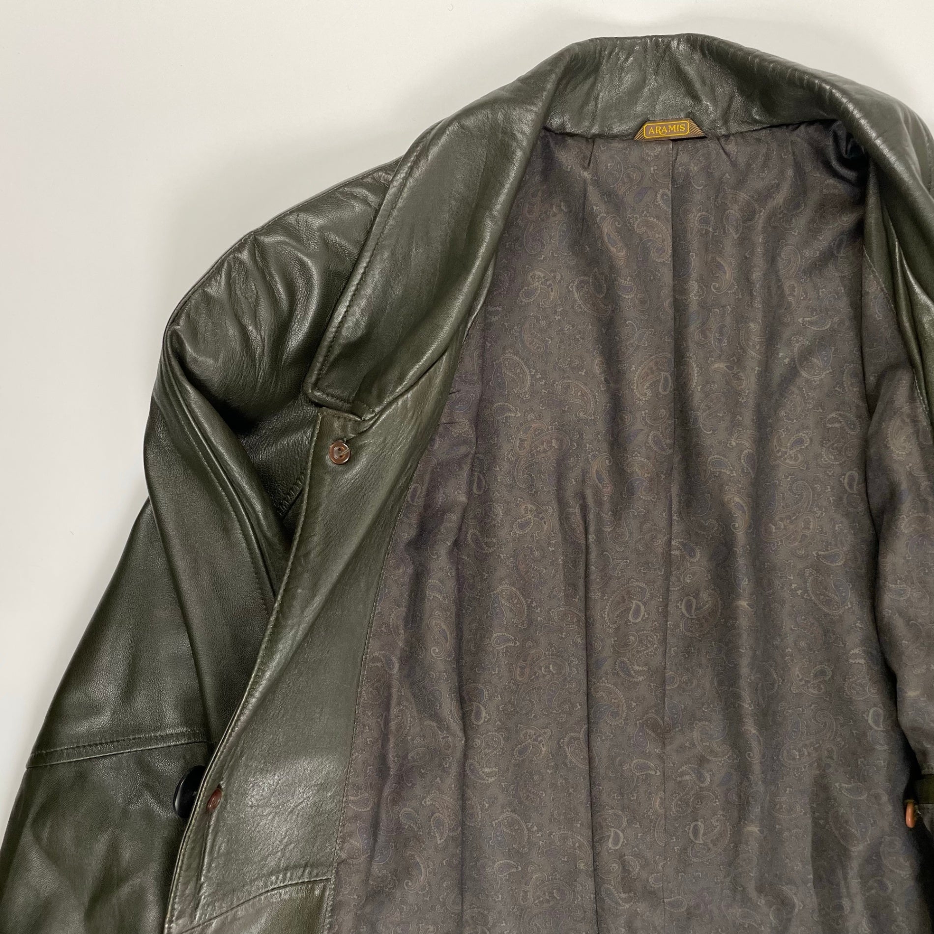 ARAMIS アラミス / ヴィンテージラムレザーコート 参考定価：60,000程度 SIZE:L