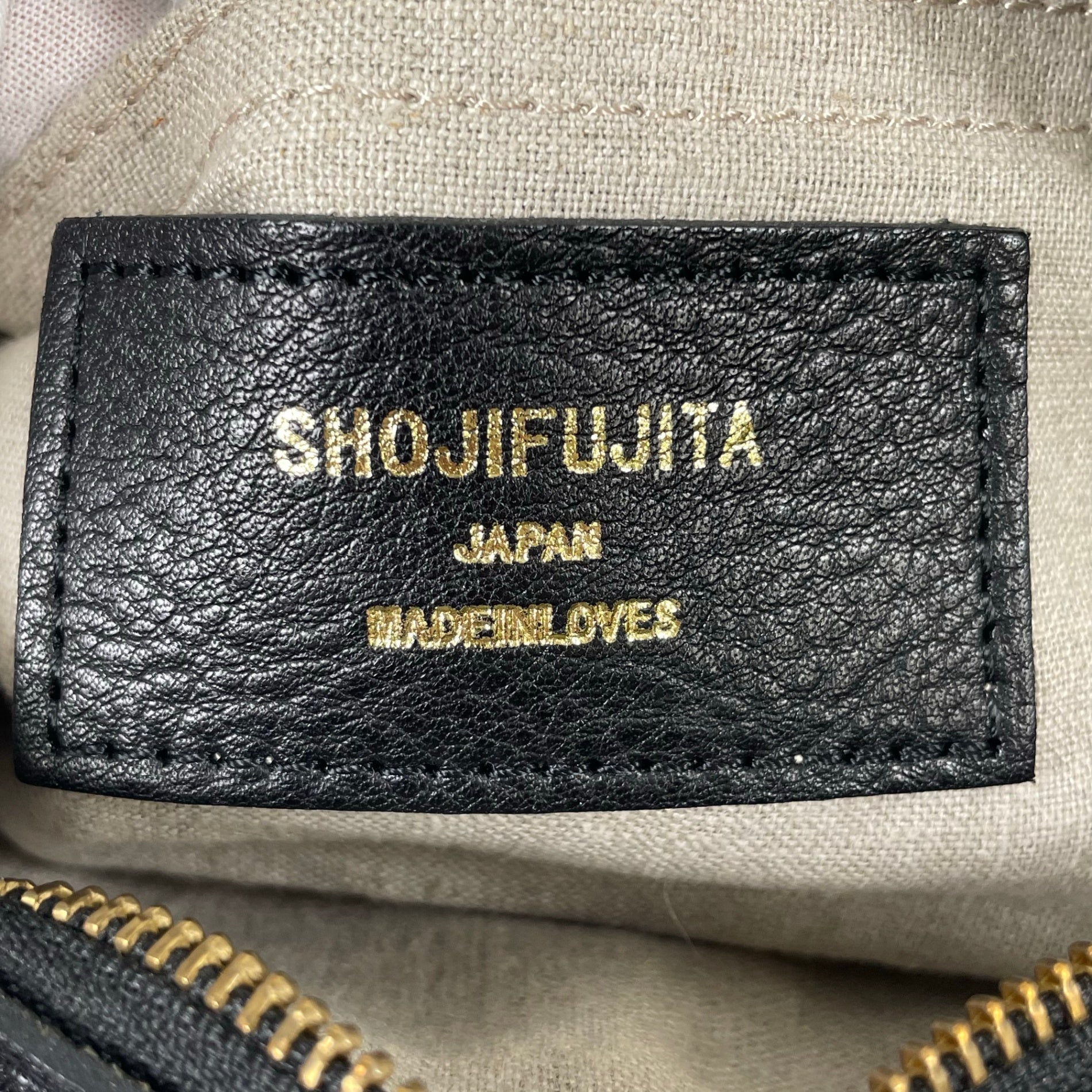 SHOJIFUJITA / SCREEN1 ミニハンドバッグ ブラック 参考定価：35,000+tax