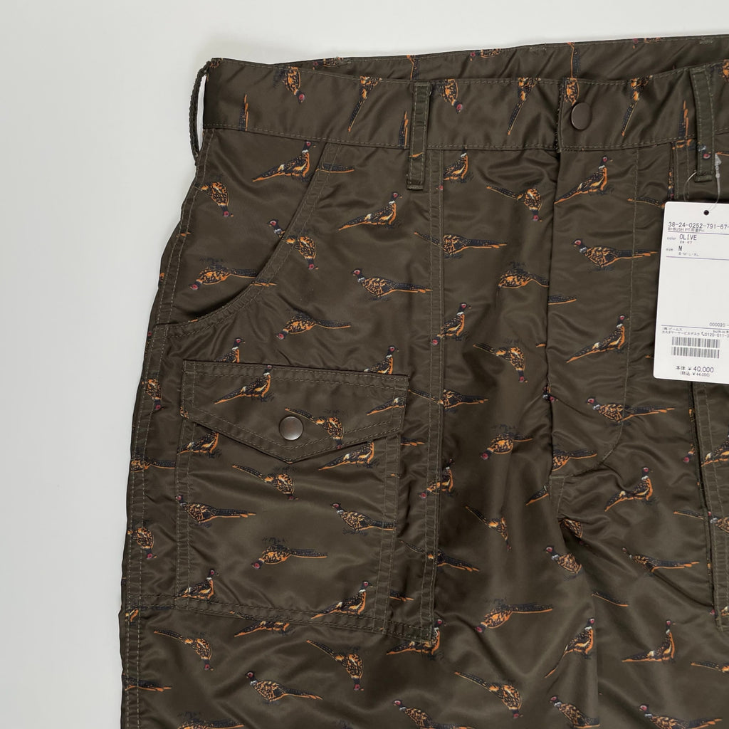 BEAMS PLUS ビームスプラス / Bush Pants Polyester Animal Print 参考定価：40,000+tax SIZE:M