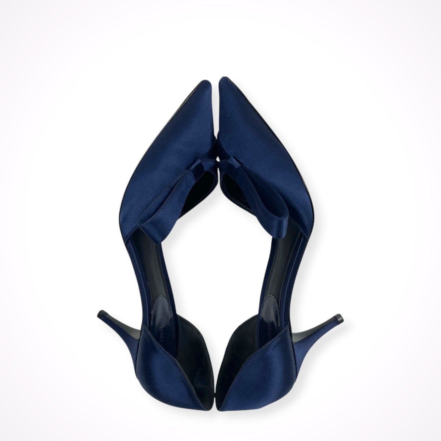GIORGIO ARMANI / サテンヒールパンプス 美品 参考定価：160,000程度