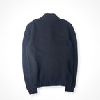 BURBERRY LONDON / シェットランドウール ハーフジップニット イタリア製 参考定価：64,000程度 SIZE:M