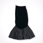 GIORGIO ARMANI / ベロア×シルクベアトップドレス 参考定価：850,000程度 BORGO21